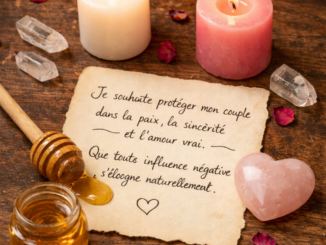 Rituel spirituel doux pour protéger son couple