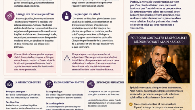 Rituel pour éloigner une rivale