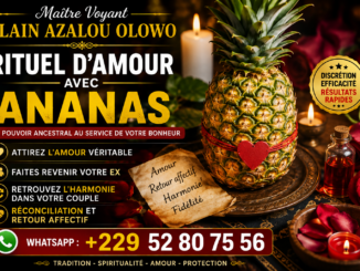 Rituel d’amour avec ananas du voyant Alain Azalou Olowo