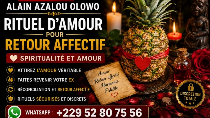 Rituel d’amour pour retour affectif – spiritualité et amour